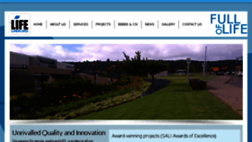 What Lifelandscapes.co.za website looked like in 2016 (7 years ago)