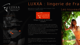 What Luxxaofficialwebsite.com website looked like in 2016 (7 years ago)