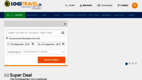 What Logitravel.de website looked like in 2016 (7 years ago)