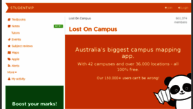 What Lostoncampus.com.au website looked like in 2016 (7 years ago)