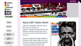 What Lgbthistorymonth.org.uk website looked like in 2016 (7 years ago)