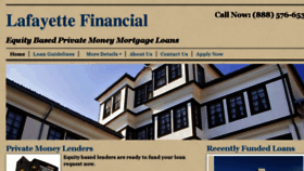 What Lafayettefinancial.com website looked like in 2016 (7 years ago)