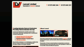 What Lenval.co.uk website looked like in 2016 (7 years ago)