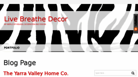 What Livebreathedecor.com website looked like in 2016 (7 years ago)