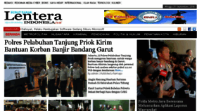 What Lenteraindonesia.co.id website looked like in 2016 (7 years ago)