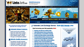 What Linksjunk.com website looked like in 2016 (7 years ago)