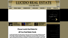 What Lucidorealestate.com website looked like in 2016 (7 years ago)