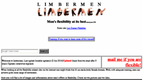 What Limbermen.com website looked like in 2016 (7 years ago)