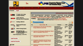 What Lpse.pu.go.id website looked like in 2016 (7 years ago)