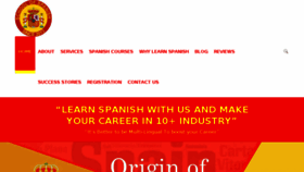 What Learnspanish.co.in website looked like in 2016 (7 years ago)