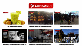 What Lankasri.tv website looked like in 2016 (7 years ago)