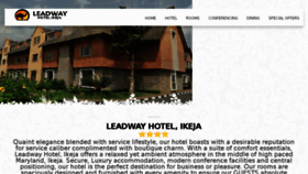 What Leadwayhotel.com website looked like in 2016 (7 years ago)