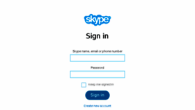 What Lw.skype.com website looked like in 2016 (7 years ago)