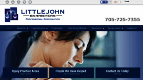 What Littlejohnbarristers.com website looked like in 2016 (7 years ago)