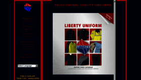 What Libertyuniform.com website looked like in 2016 (7 years ago)