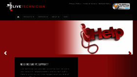What Live-technician.com website looked like in 2016 (7 years ago)
