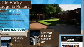 What Littlerockylodge.com website looked like in 2016 (7 years ago)