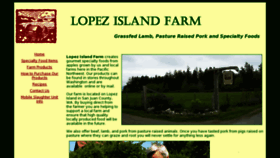 What Lopezislandfarm.com website looked like in 2016 (7 years ago)