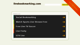 What Livebookmarking.com website looked like in 2016 (7 years ago)