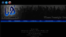 What La-entertainment.com website looked like in 2016 (7 years ago)