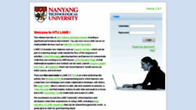 What Lams.ntu.edu.sg website looked like in 2016 (7 years ago)