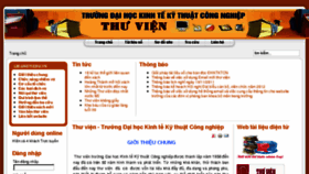 What Lib.uneti.edu.vn website looked like in 2016 (7 years ago)