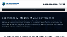 What Legalservicesinternational.com website looked like in 2016 (7 years ago)