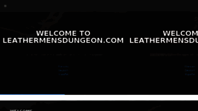 What Leathermensdungeon.com website looked like in 2016 (7 years ago)