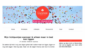 What Lisanneleeft.nl website looked like in 2016 (7 years ago)