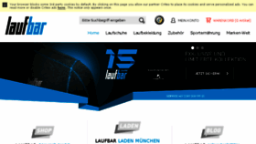 What Lauf-bar.de website looked like in 2016 (7 years ago)