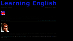What Learningenglish.net website looked like in 2016 (7 years ago)