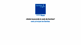 What Landing.sanitasweb.es website looked like in 2016 (7 years ago)