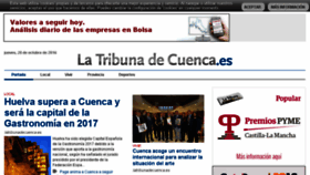 What Latribunadecuenca.es website looked like in 2016 (7 years ago)
