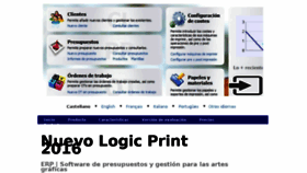 What Logic-print.com website looked like in 2016 (7 years ago)