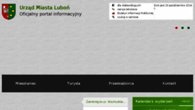 What Lubon.pl website looked like in 2016 (7 years ago)