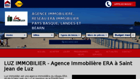 What Luzimmobilier.com website looked like in 2016 (7 years ago)