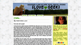 What Love-geek.net website looked like in 2016 (7 years ago)