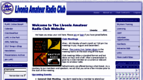 What Livoniaarc.com website looked like in 2016 (7 years ago)