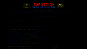 What Ledmeister.com website looked like in 2016 (7 years ago)