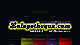 What Lalogotheque.com website looked like in 2016 (7 years ago)