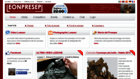 What Leonpresepi.it website looked like in 2016 (7 years ago)