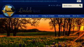 What Lindaletx.gov website looked like in 2016 (7 years ago)