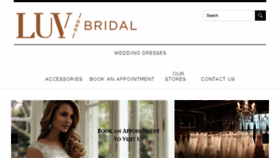 What Luvbridal.com website looked like in 2016 (7 years ago)