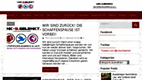 What Links-gelenkt.de website looked like in 2016 (7 years ago)
