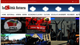 What Lacittafutura.it website looked like in 2016 (7 years ago)