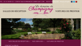 What Ledomainedechampigny.com website looked like in 2016 (7 years ago)