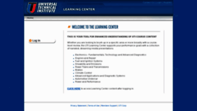 What Learningcenter.uti.edu website looked like in 2016 (7 years ago)