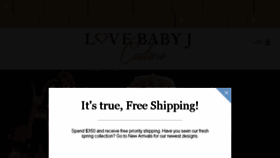What Lovebabyj.com website looked like in 2016 (7 years ago)