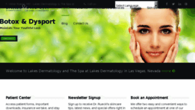 What Lakesdermatology.com website looked like in 2016 (7 years ago)