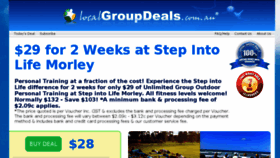 What Localgroupdeals.com.au website looked like in 2016 (7 years ago)